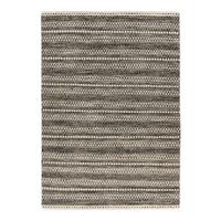 Flachwebteppich My Jaipur - Dunkelbraun/Beige, KONVENTIONELL, Textil (140/200cm) - Obsession