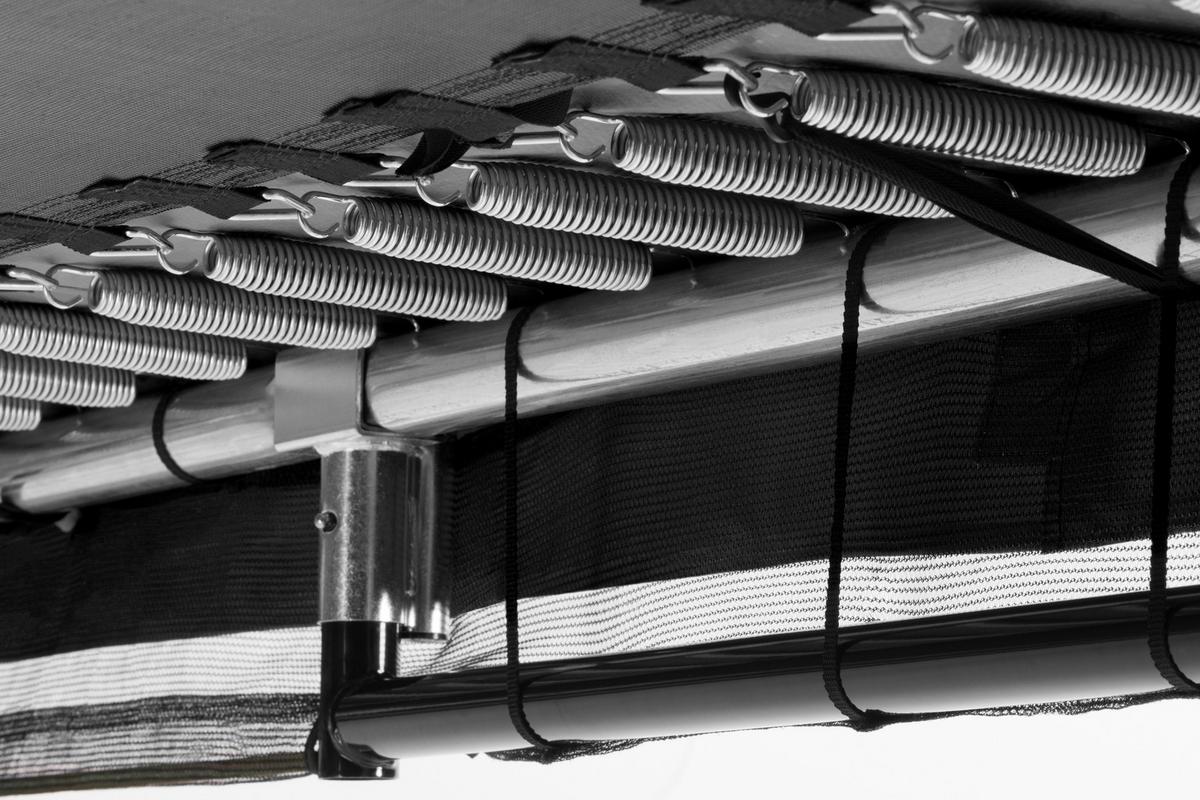 Trampolin Comf. Edition 5403a Schwarz, B/l: 366x244cm - Schwarz, Basics, Metall (366/244cm) - Salta