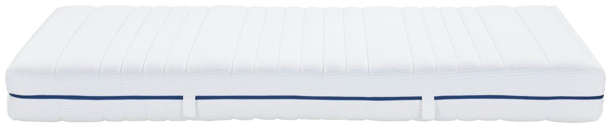Komfortschaummatratze Somnia 90x200 cm H2+h3, H: 20 cm - Weiß, Textil (90/200cm)
