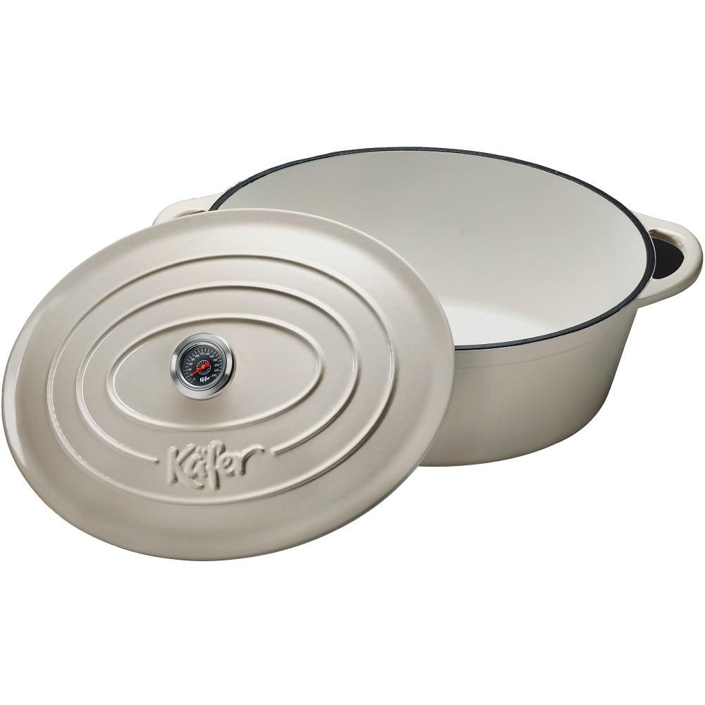Pecsenyesütő 4307-Ka - krémszínű, Basics, fém (6,7l) - Käfer