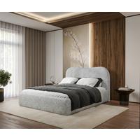 Polsterbett Luo 180x200 cm Grau - Grau, MODERN, Holz/Holzwerkstoff (180/200cm) - MID.YOU