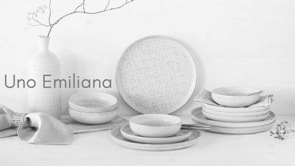Tafelservice Uno Emiliana 12--Teilig., Creme, Rosa - Creme/Rosa, Basics, Keramik - Creatable