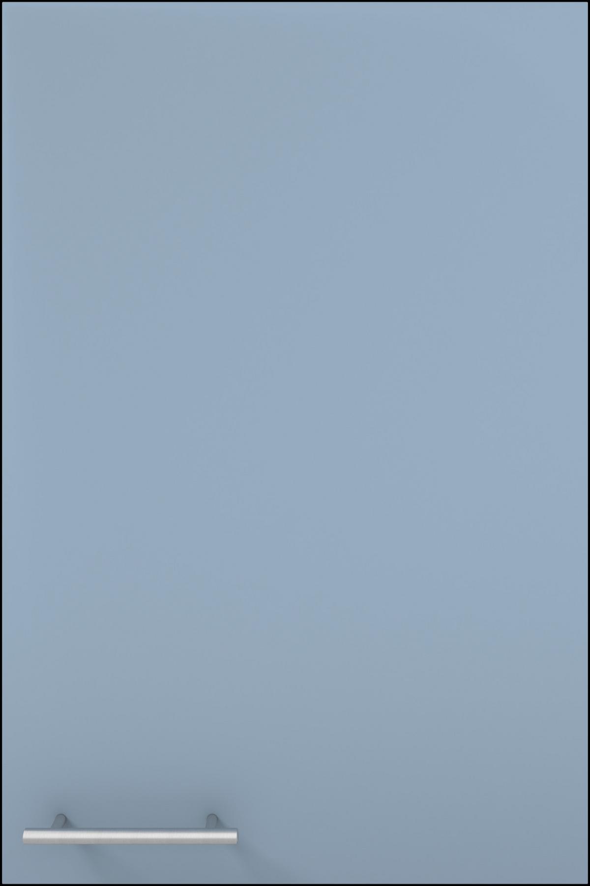 Küchenzeile Ip1200 Ohne Geräte 310 Cm Taupeblau - Blau/Eichefarben, Basics, Holzwerkstoff (310cm) - Impuls
