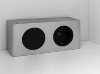 PIENZA 100 cm Breite Grau