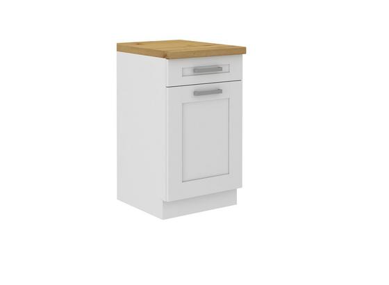 Küchenunterschrank Luisa Us50 - Weiß, KONVENTIONELL, Holzwerkstoff (50/86/60cm) Küchenunterschrank Luisa Us50 - Weiß, KONVENTIONELL, Holzwerkstoff (50/86/60cm)
