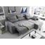 Wohnlandschaft Lopez ca. 305x189 cm - Silberfarben/Hellgrau, MODERN, Holzwerkstoff/Textil (305/189cm) - Carryhome Wohnlandschaft Lopez ca. 305x189 cm - Silberfarben/Hellgrau, MODERN, Holzwerkstoff/Textil (305/189cm) - Carryhome
