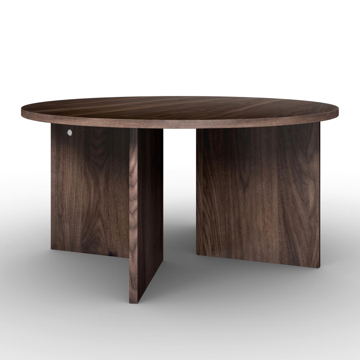 Konferenční stolek Celina, P: 80 cm - barvy vlašských ořechů, Moderní, dřevo/kompozitní dřevo (80/39/80cm) - Bessagi Home