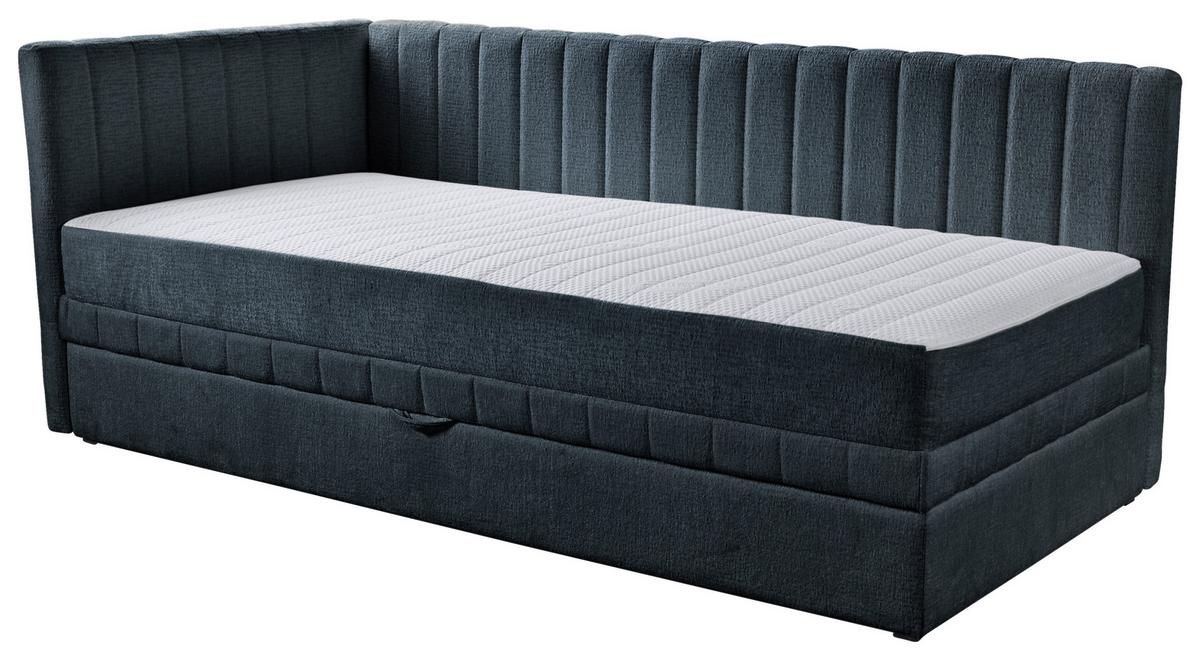 Schlafsofa Roma, Schwarz B: 212 Cm - Schwarz, Design, Holz/Holzwerkstoff (212/83/99cm) - MID.YOU