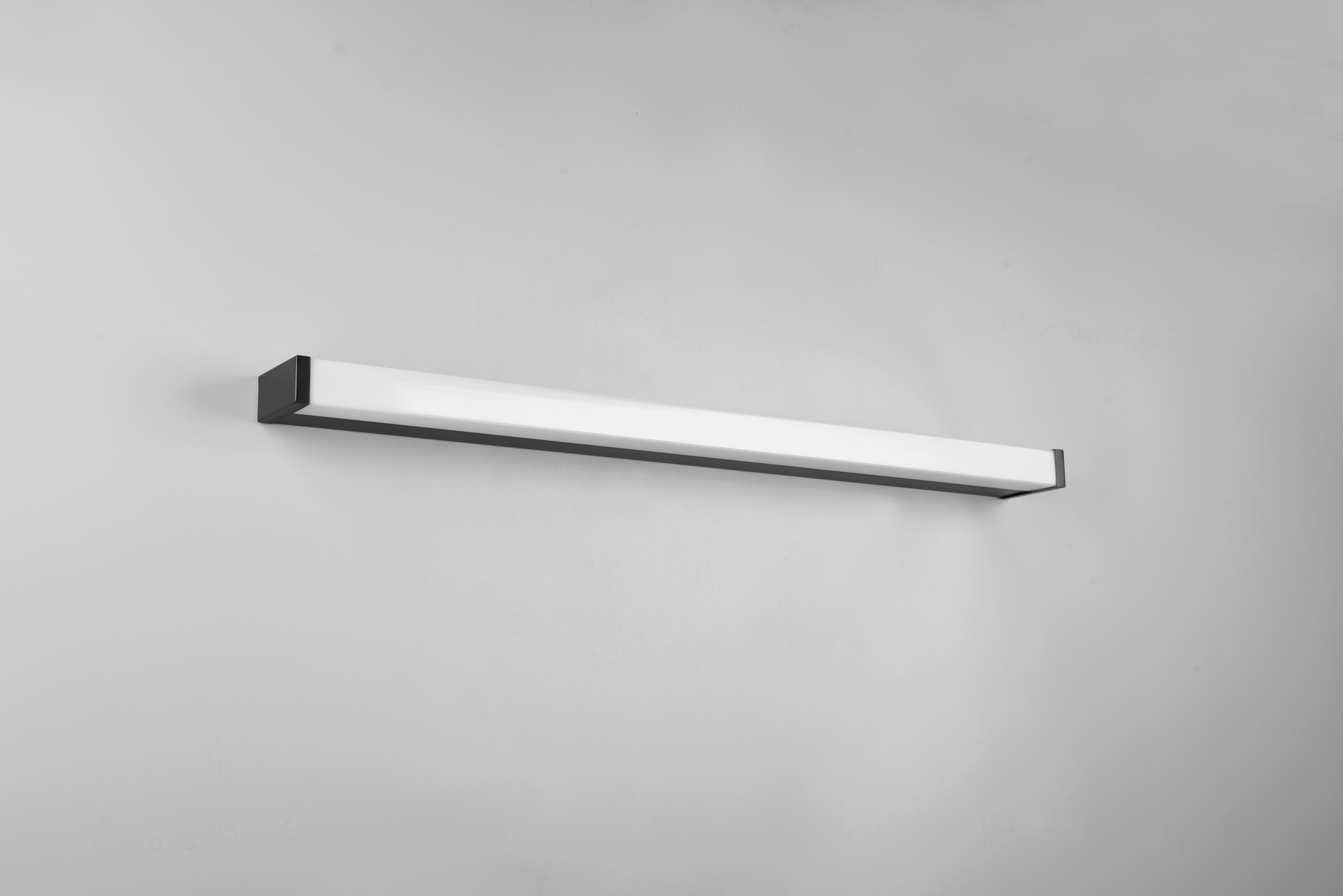 LED-Wandleuchte Fabio, 1-Flammig - Schwarz/Weiß, Basics, Kunststoff/Metall (3,8/80/7,9cm) - Trio Leuchten