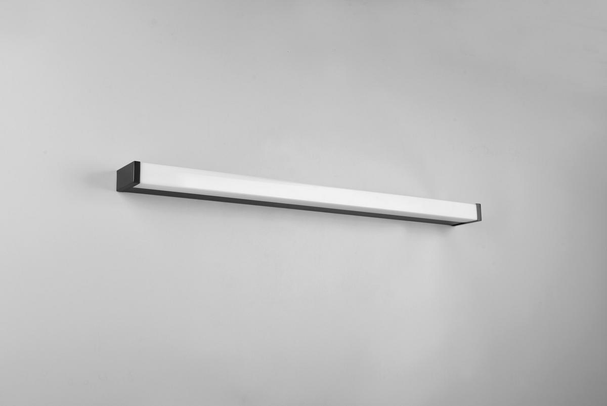 LED-Wandleuchte Fabio, 1-Flammig - Schwarz/Weiß, Basics, Kunststoff/Metall (3,8/80/7,9cm) - Trio Leuchten
