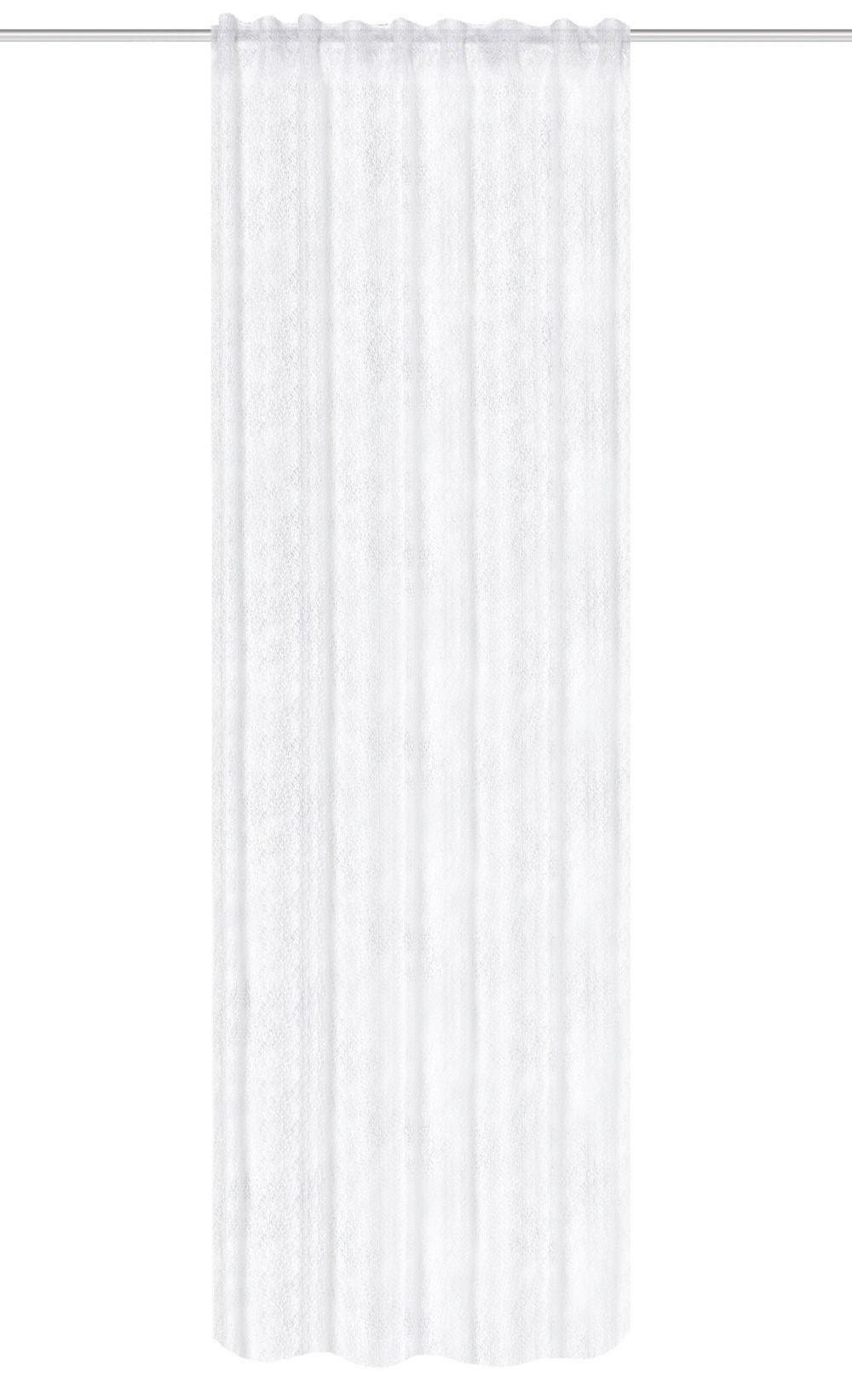 Fertigvorhang Pilago - Weiß, Basics, Textil (140/245cm)