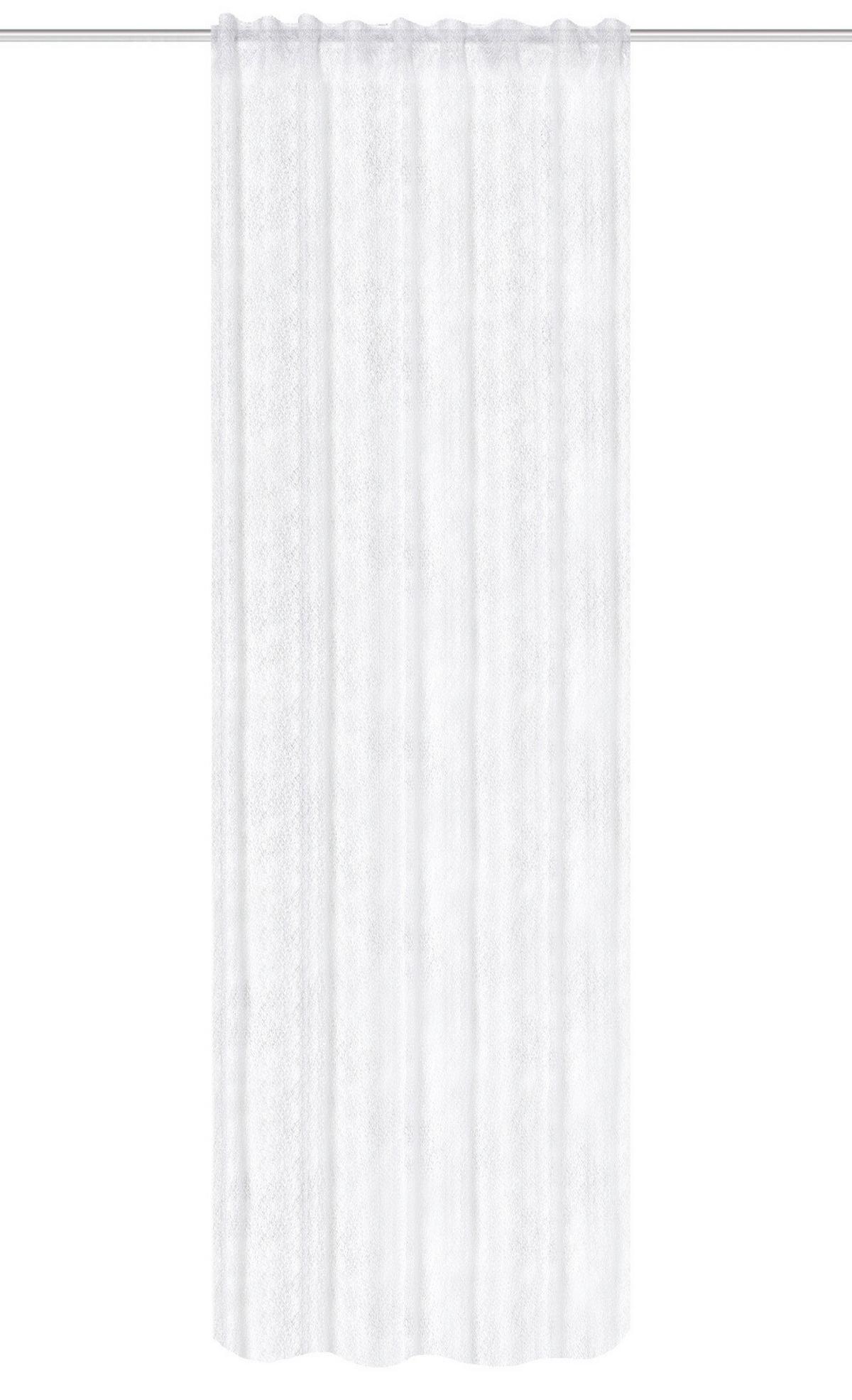 Fertigvorhang Pilago - Weiß, Basics, Textil (140/245cm)