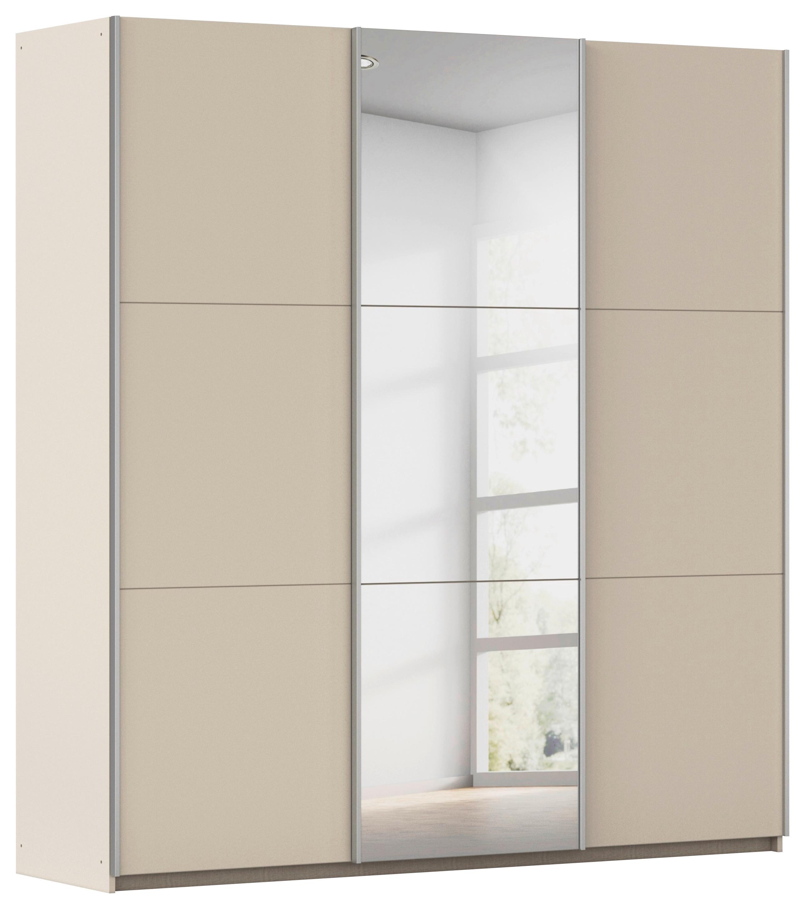SCHWEBETÜRENSCHRANK Berny, Champagner B: 196 cm - Champagner, Trend, Holzwerkstoff (196/210/59cm) - Rauch Möbel