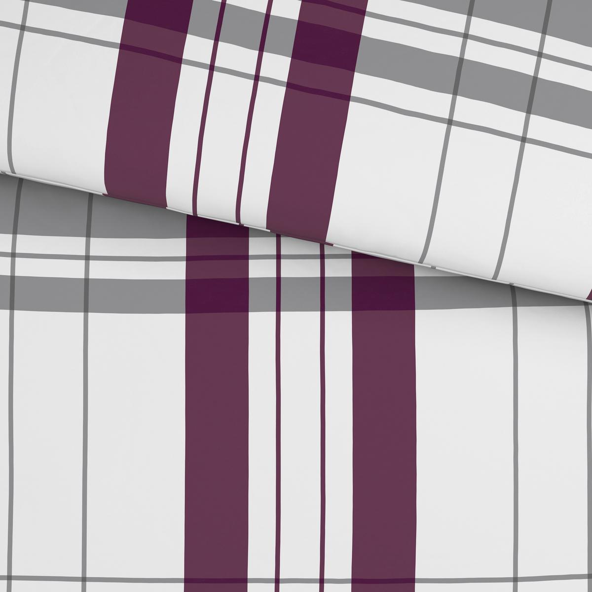 Bettwäsche Stockholm - Beere/Grau, MODERN, Textil - Luca Bessoni