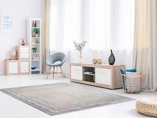 Webteppich Monza - Multicolor/Grau, KONVENTIONELL, Textil (80/150cm) - Dieter Knoll