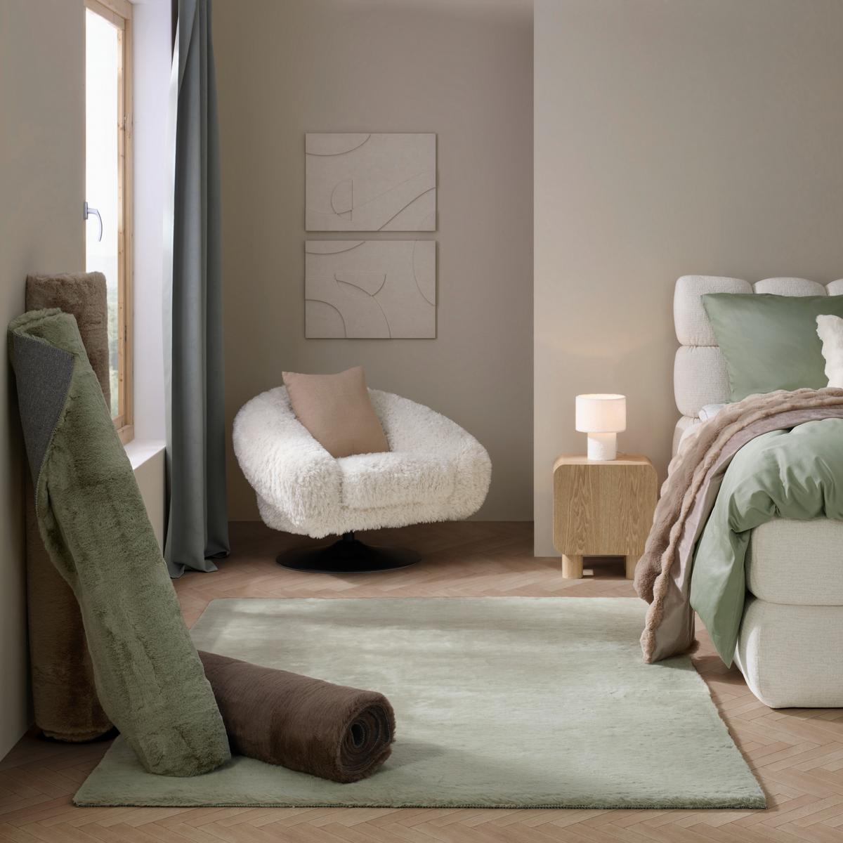 Kožešinová deka Bella, 130/180cm, šedohnědá - šedohnědá, Moderní, textil (130/180cm) - Premium Living