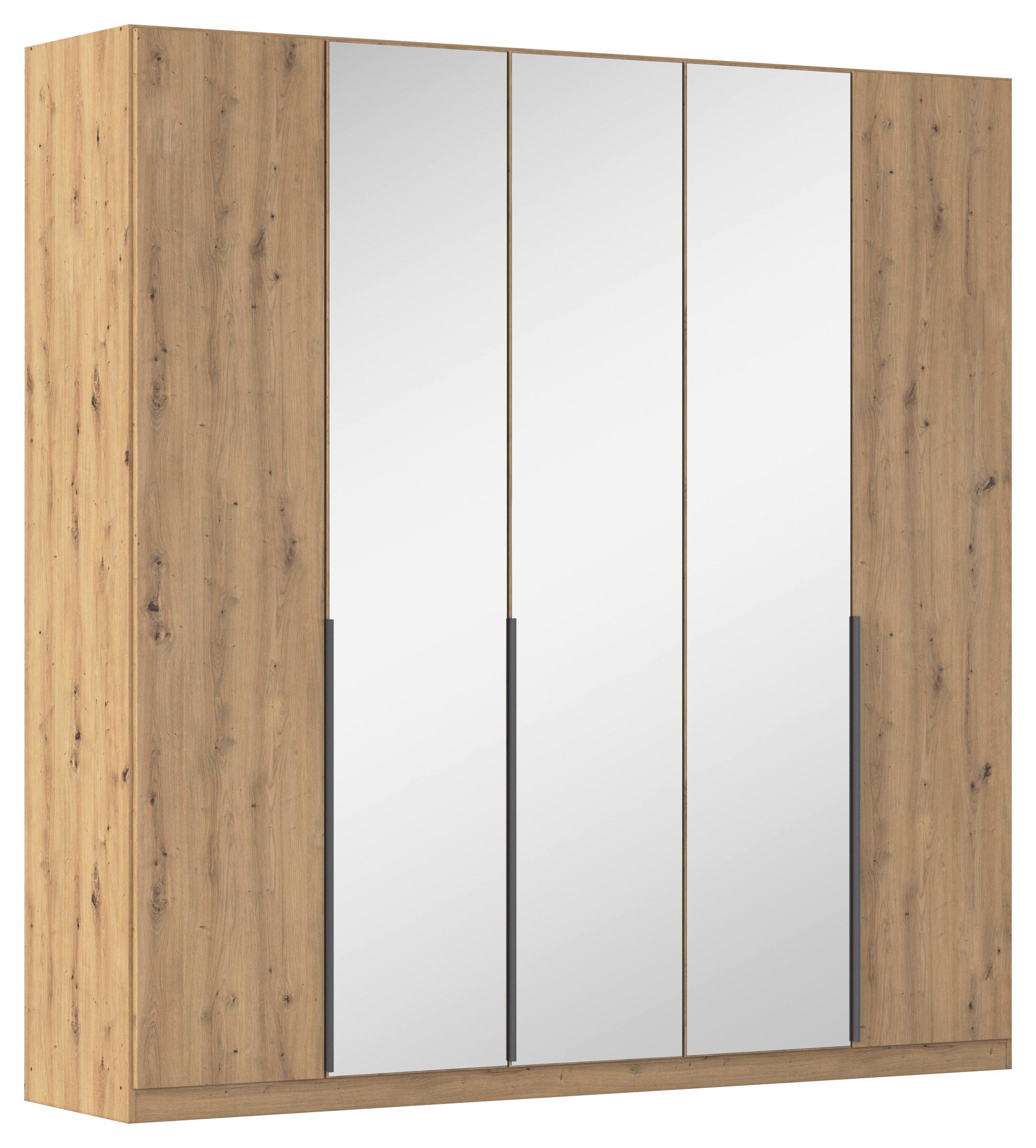 Drehtürenschrank Alabama Eiche Dekor B: 226 Cm - Eiche Artisan, MODERN, Holzwerkstoff (226/229/54cm) - Rauch Möbel