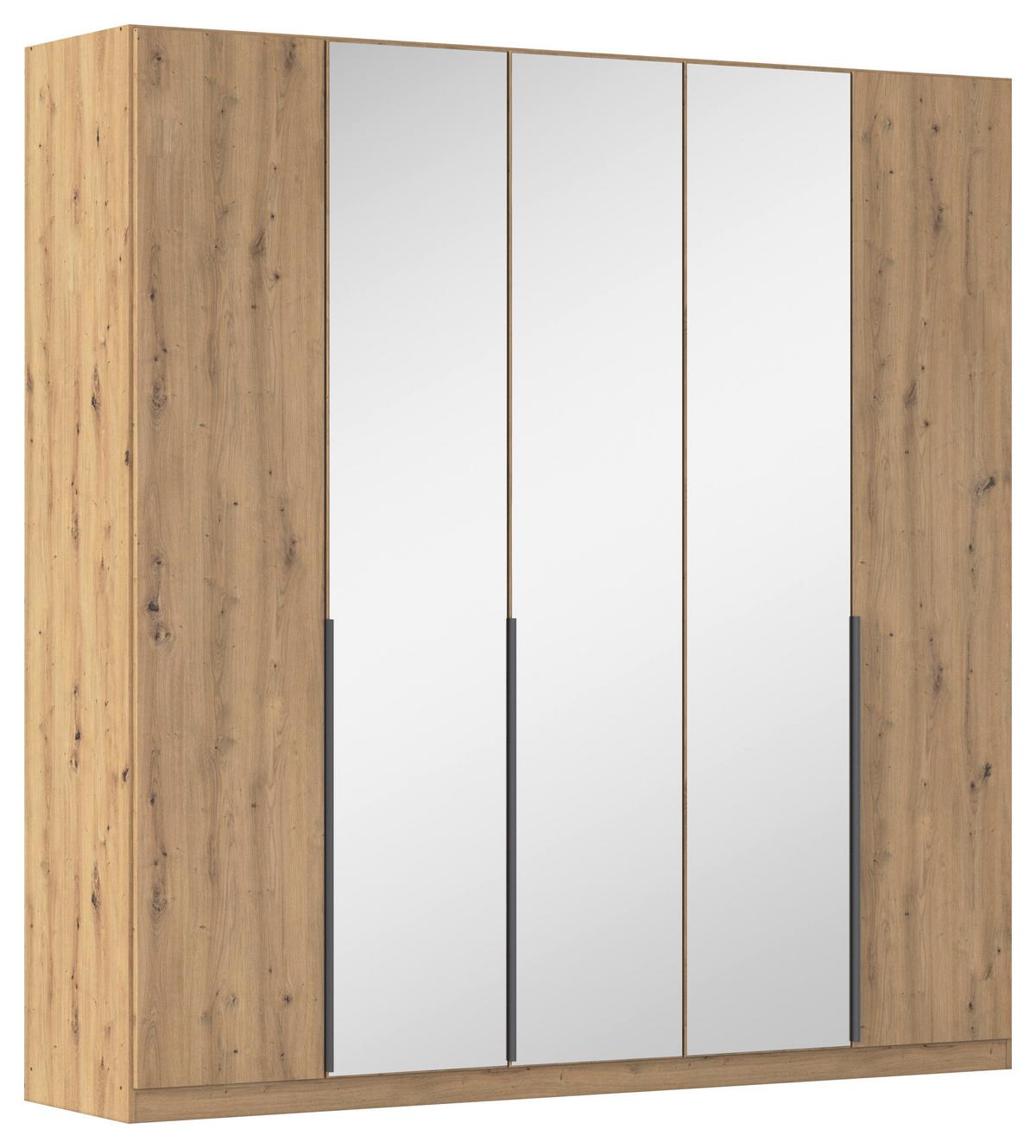 Drehtürenschrank Alabama Eiche Dekor B: 226 Cm - Eiche Artisan, MODERN, Holzwerkstoff (226/229/54cm) - Rauch Möbel