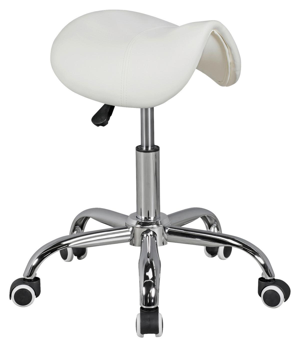 Kancelářská židle CURVE bílá - bílá/barvy hliníku, Moderní, textil (60/48/60cm) - MID.YOU