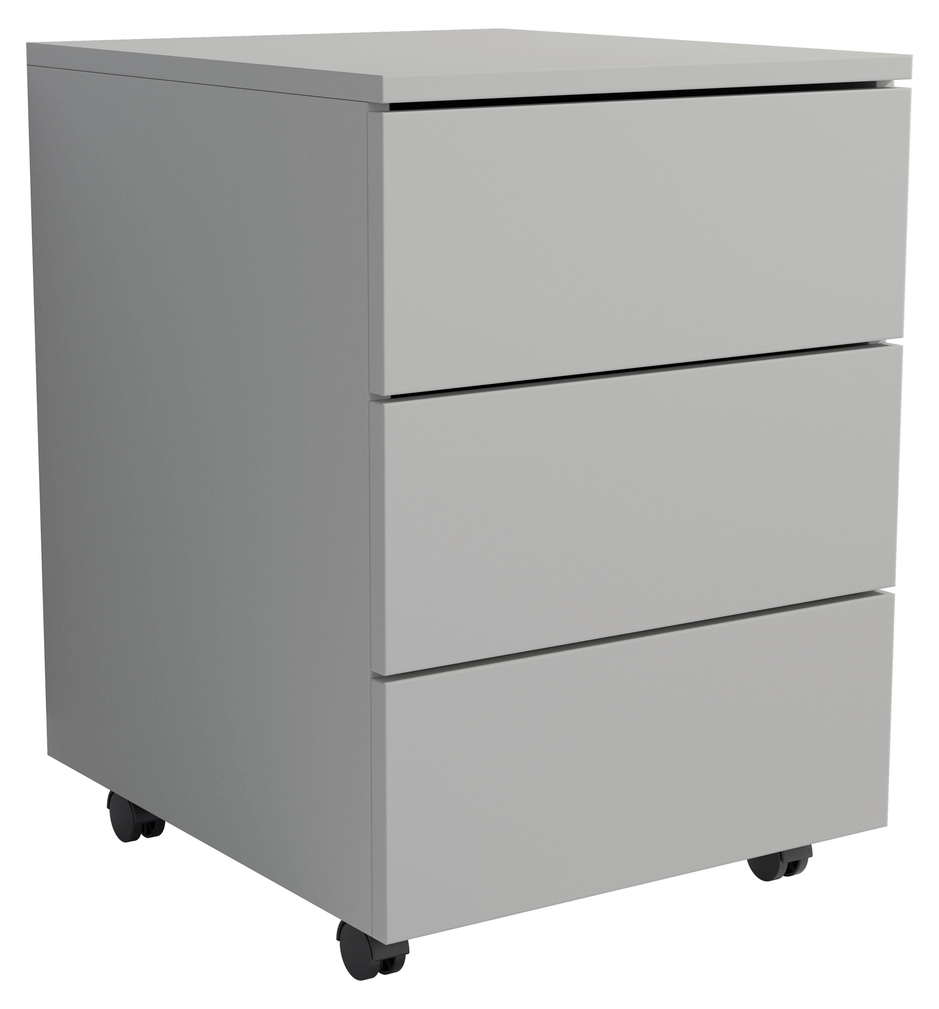 Rollcontainer Dalosa Grau B: 39 Cm