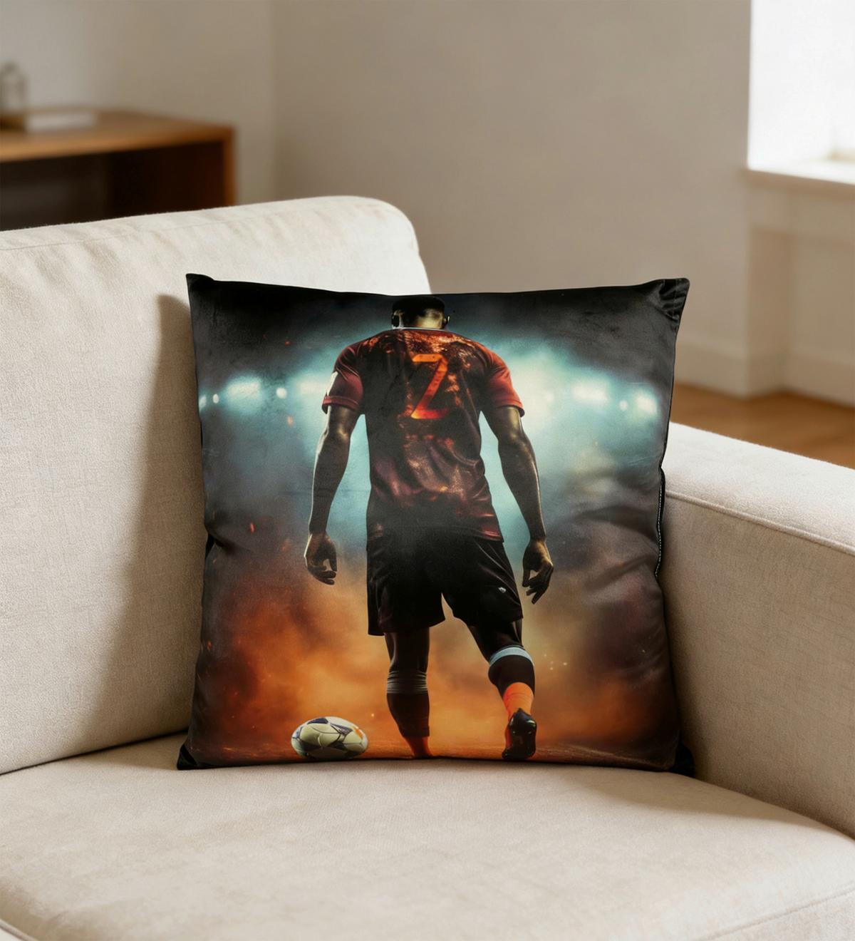 ZIERKISSEN KUSCHELKICK - Schwarz, MODERN, Textil (40/40cm) - Luca Bessoni