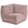 Modul Sofa Giselle Ecke B: 105 cm Cord Altrosa - Altrosa, Trend, Textil (105/80/105cm) - Livetastic