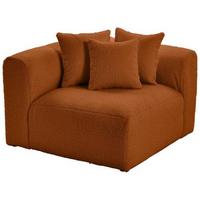 Modul Sofa Ecke B: 115 Cm Rostfarben - Rostfarben, Trend, Textil (115/70/115cm) - Livetastic