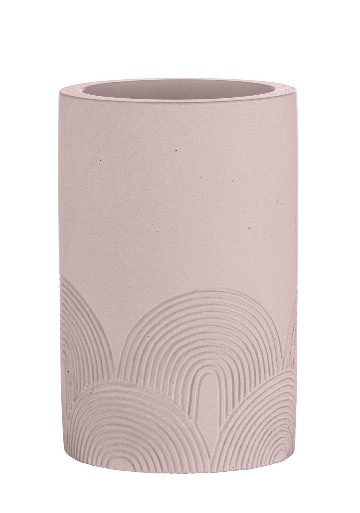 Zahnputzbecher 26133100 - Grau, MODERN, Stein (7/10,5/7cm) - Wenko