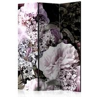 PARAVENT Flieder Magenta B: 135 cm - Flieder/Magenta, Basics, Holz/Textil (135/172/3cm) - artgeist