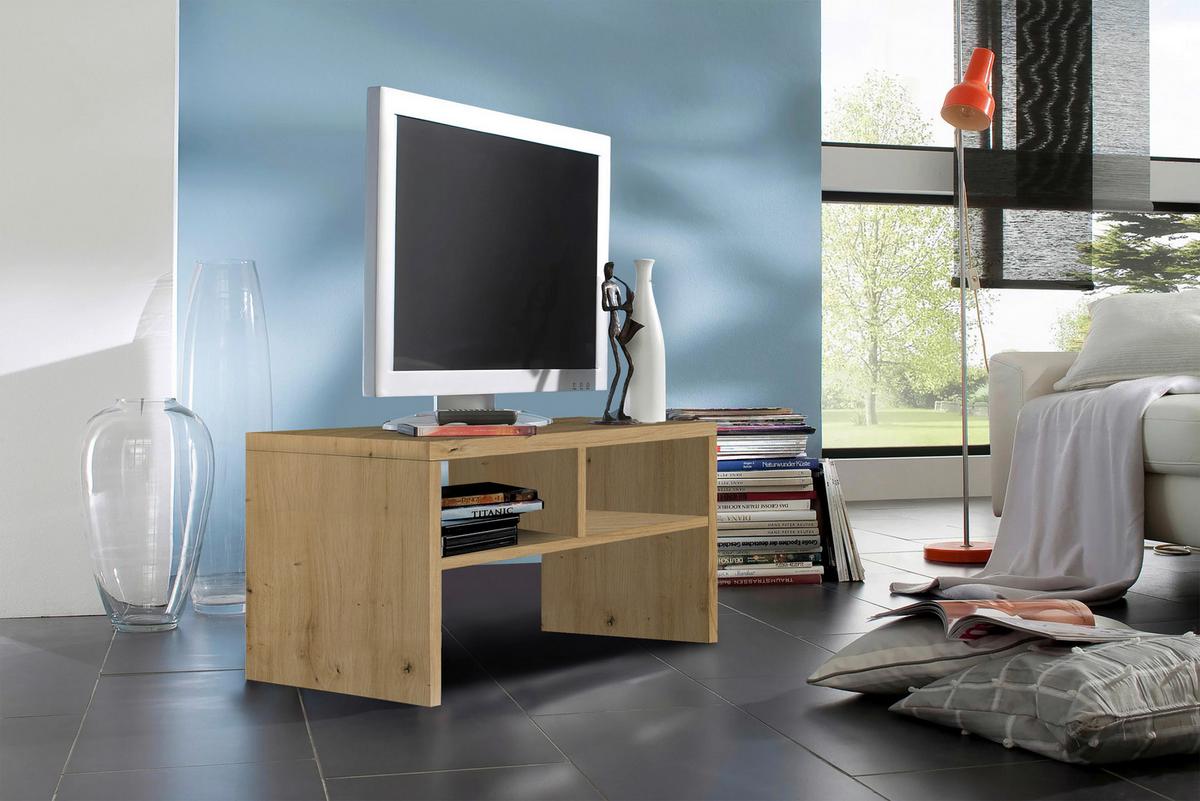 Médiállvány Simple - Artisan tölgy, Konventionell, faalapú anyag (63/40/30cm) - Best Price