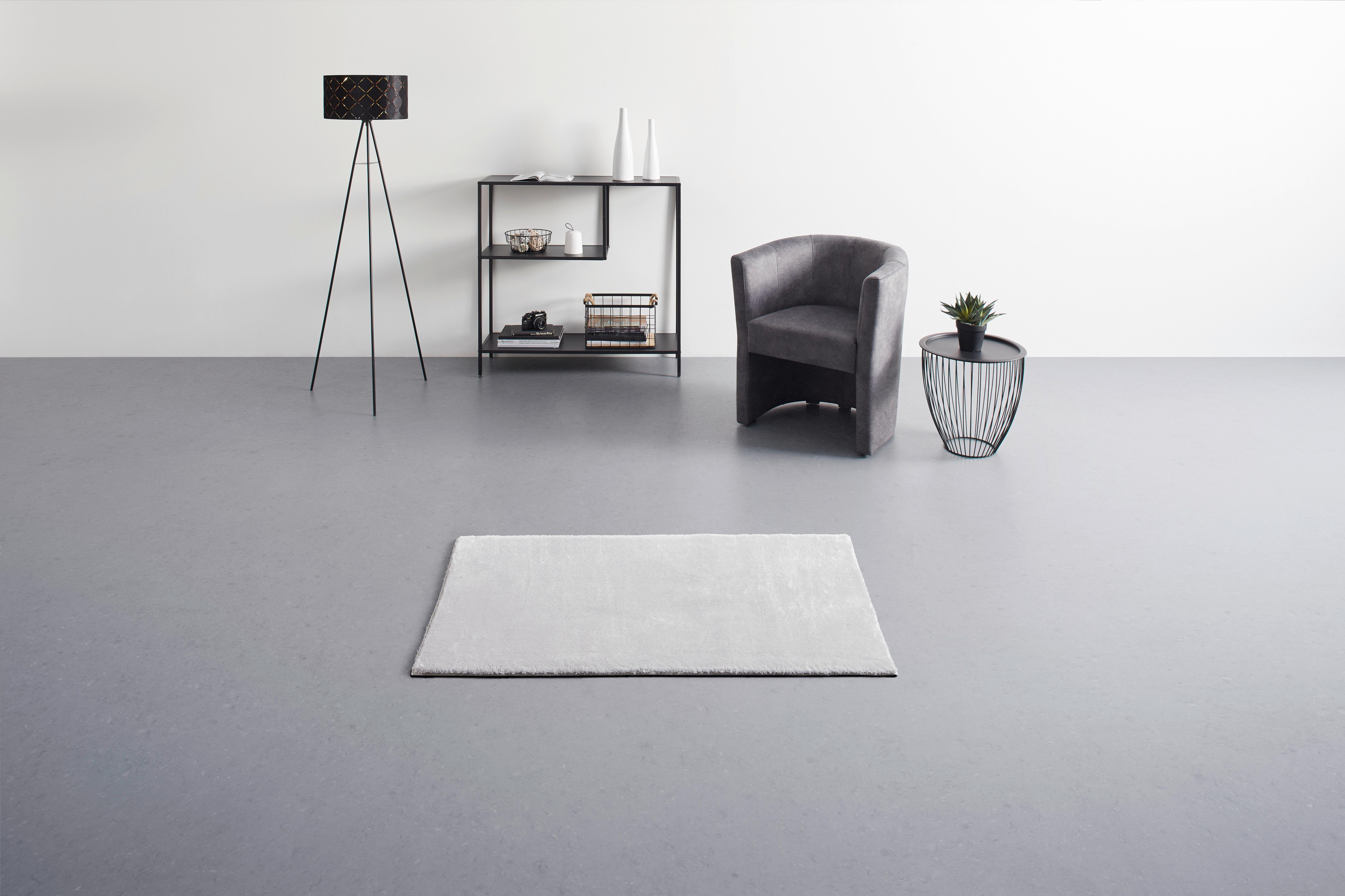 Koberec s vysokým vlasem Nemo 1, 60/110cm, šedá - šedá, Basics, textil (60/110cm) - Mömax
