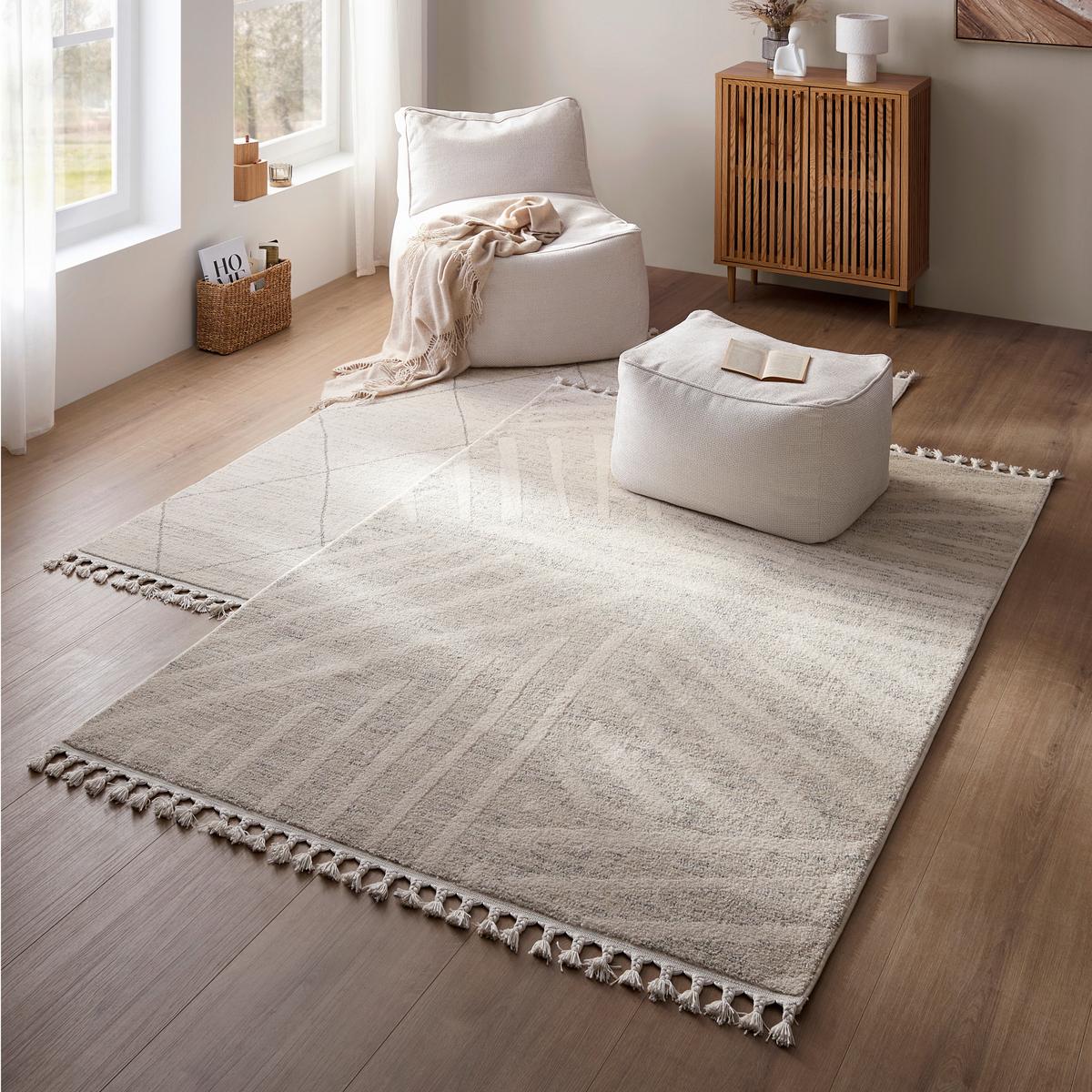 TKANÝ KOBEREC KEL AIR 4 - alabastrová/perleť, Moderní, textil (190/290cm) - Mömax