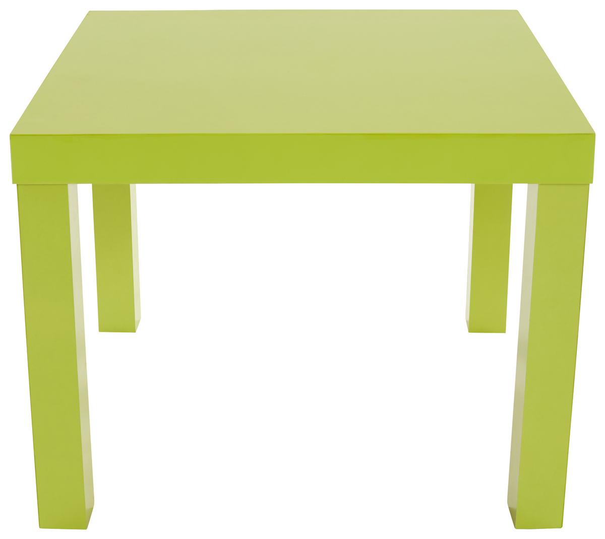 KONFERENČNÍ STOLEK NORA - zelená, Moderní, kompozitní dřevo (55/42/55cm)