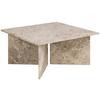 Couchtisch Vega Creme B: 90 Cm - Creme, Design, Stein (90/90/42cm) - Livetastic