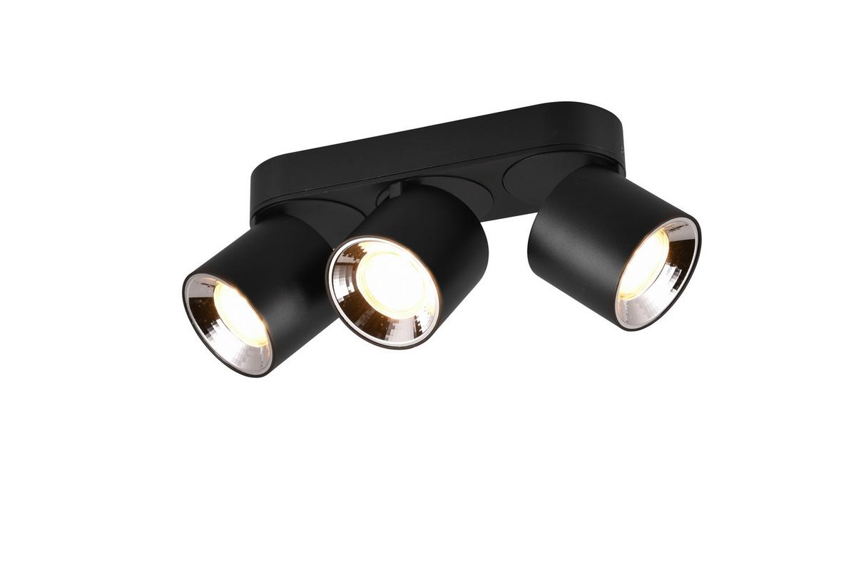 Strahler 651000332  Guayana - Schwarz, Basics, Metall (27,3/12,0/8,7cm) - Trio Leuchten