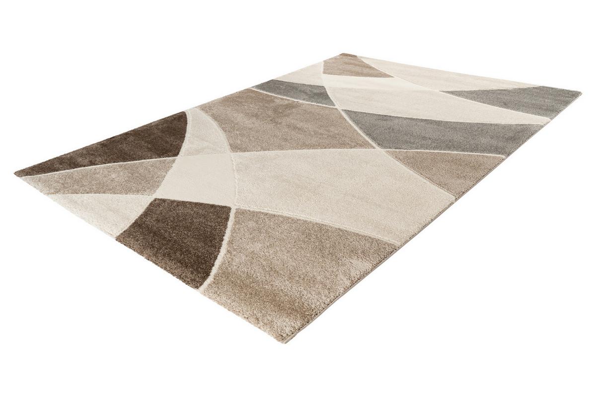 Flachwebteppich My Frisco 282 - Taupe, Basics, Textil (120/170cm) - Obsession