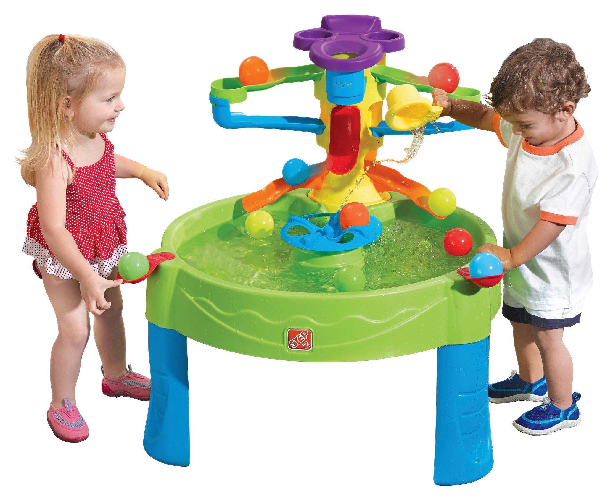 Sand- und Wassertisch Busy Ball DxH 80x,70,8 cm Bunt
