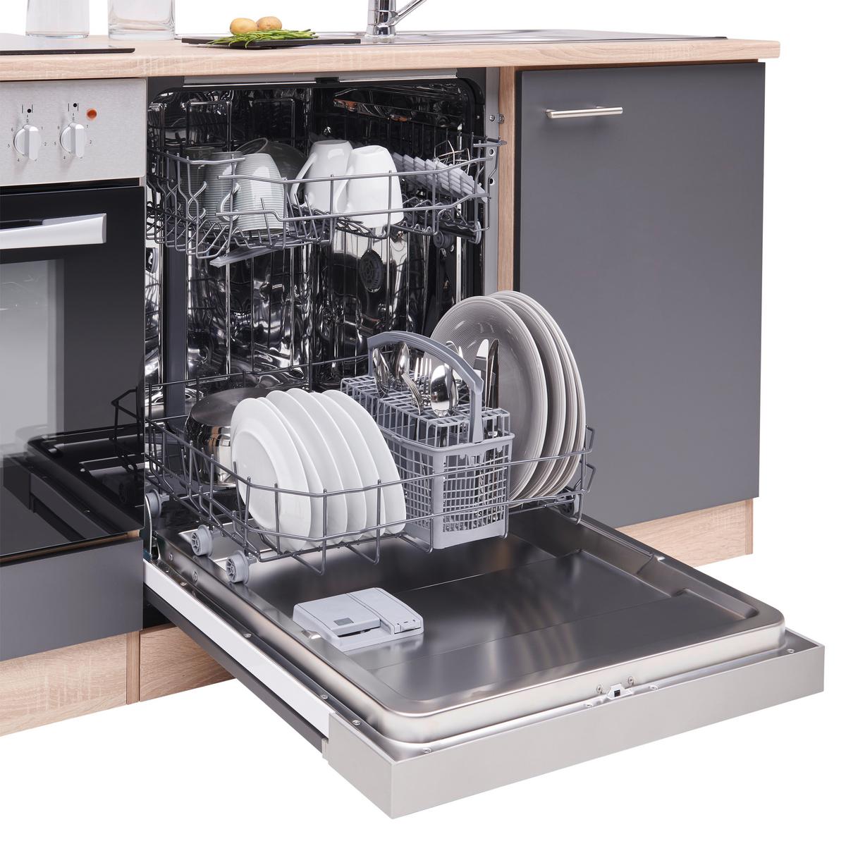 Respekta Küchenzeile Economy mit Geräten 310 cm | Küchenzeilen mit Geräten