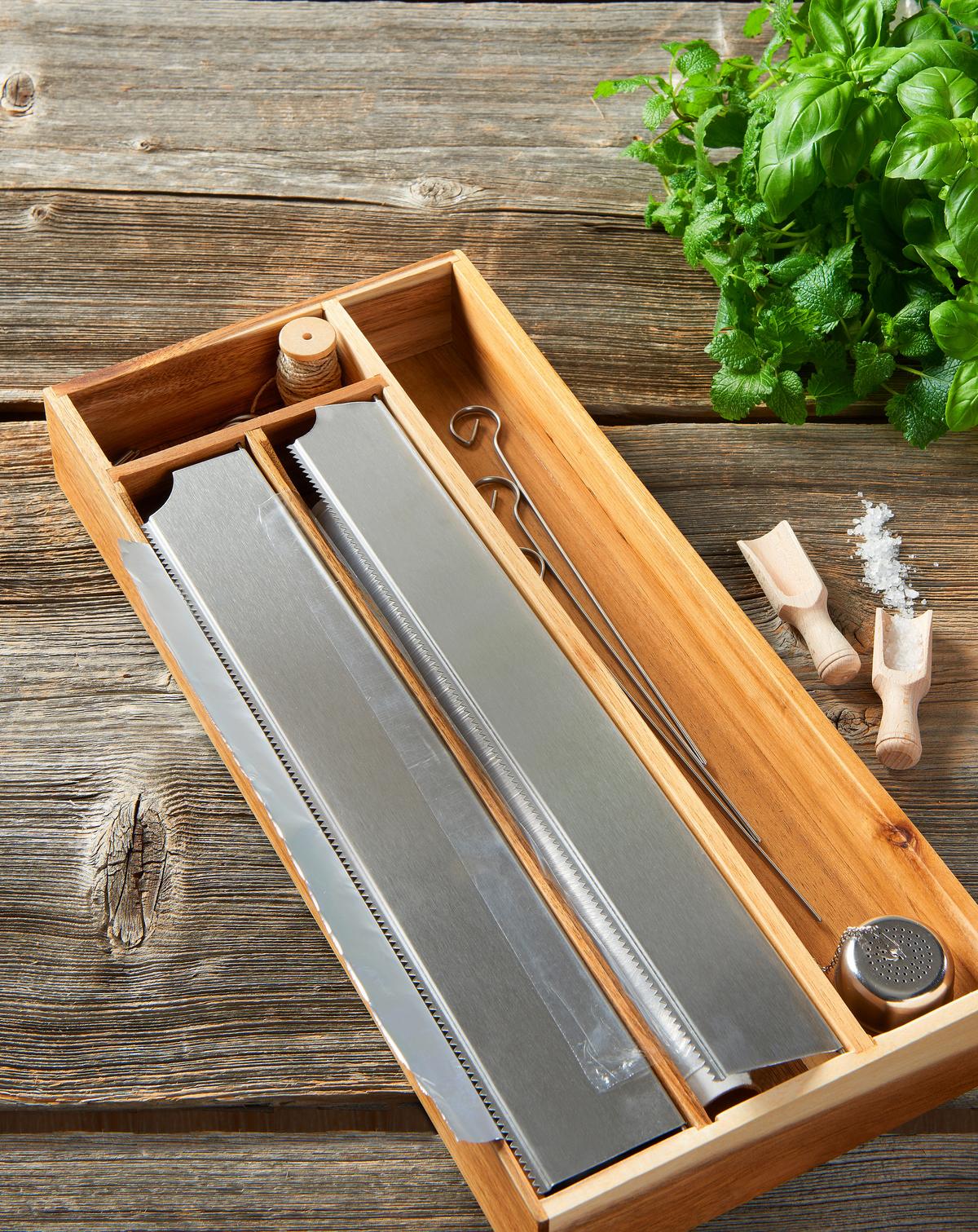 Auszugsorganisation Bambus Fsc - Braun, MODERN, Holz (42/19/5,4cm) - Kesper