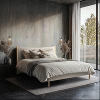 Polsterbett Nature Beige Lf: 180x200 Cm - Beige, MODERN, Holz/Holzwerkstoff (180/200cm) - MID.YOU