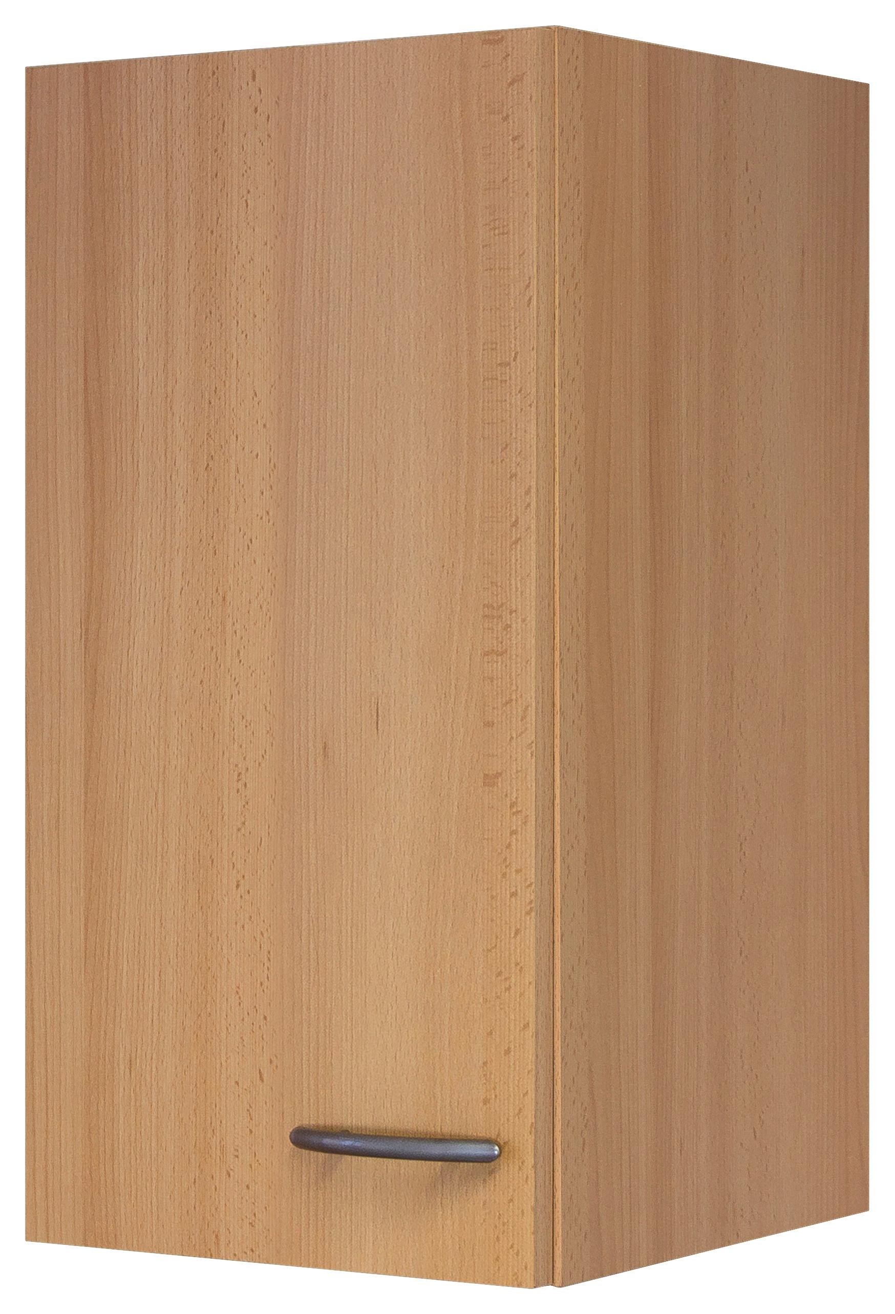 Kuchyňská horní skříňka NANO H 30 - barvy buku/barvy nerez oceli, Moderní, kompozitní dřevo/plast (30/54/32cm) - MID.YOU