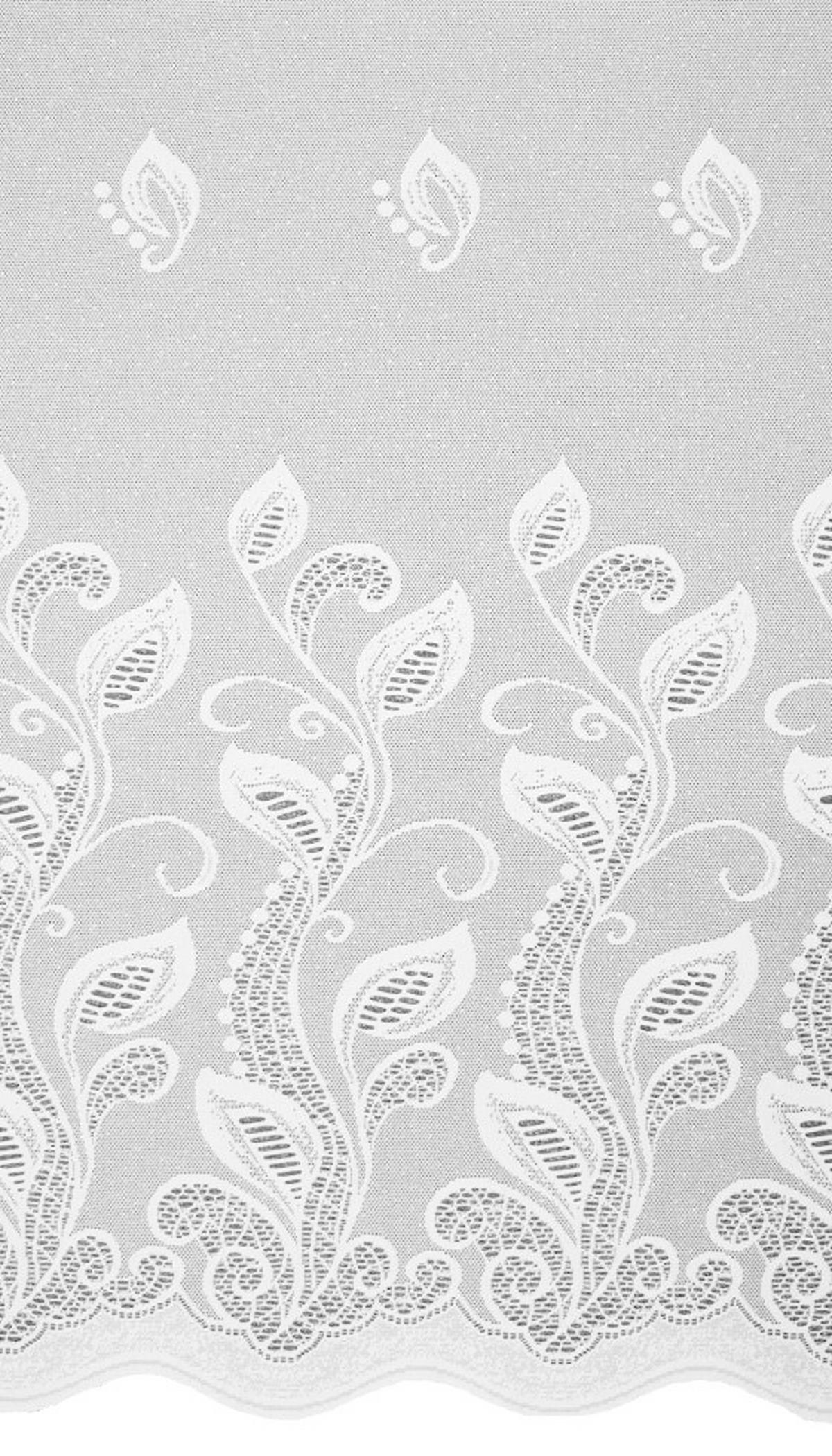 Fertigstore Susana 120/250 cm - Weiß, KONVENTIONELL, Textil (250/120cm)