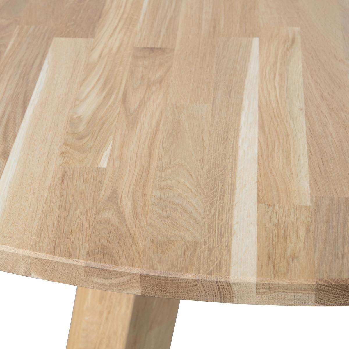 ESSTISCH Rhonda Naturfarben L: 129cm - Naturfarben, MODERN, Holz (129/129/77cm) - Livetastic