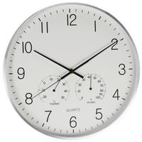 Nástenné hodiny ALUMINIUM - barvy stříbra, Basics, kov (38/4,2cm) - Mömax