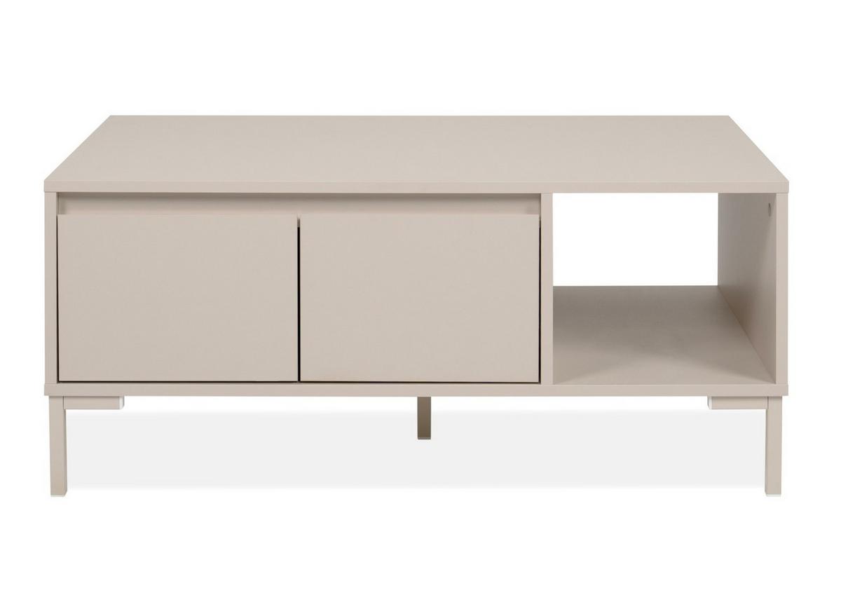 Couchtisch Korsika Kaschmir L: 100cm - Kaschmir, Design, Holzwerkstoff/Metall (100/60/43cm) - MID.YOU