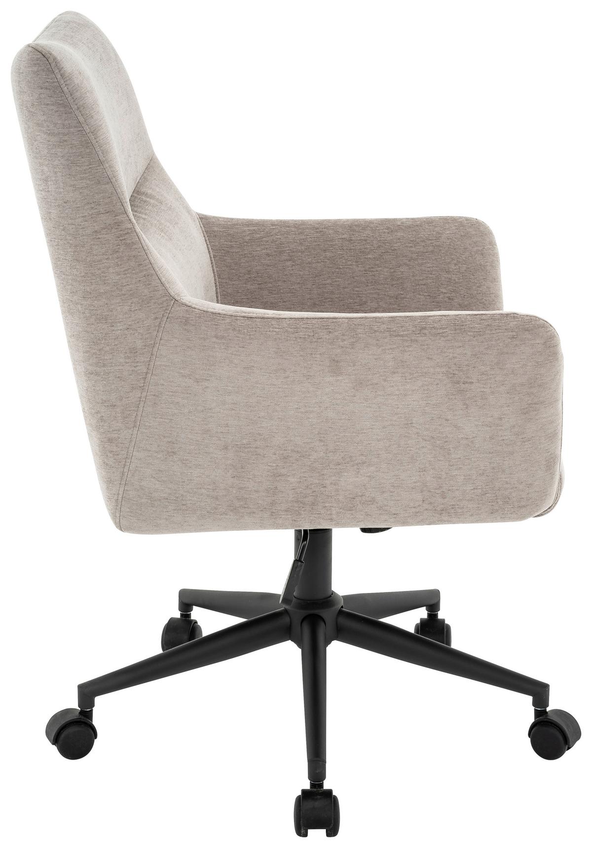 Kancelářske křeslo LINZ 2 - šedá/černá, Moderní, kov/textil (64/98/68cm)