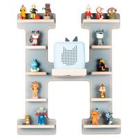 Kinderregal Boarti Grau B: 46 Cm - Grau, MODERN, Holzwerkstoff (46/54/19cm) - MID.YOU