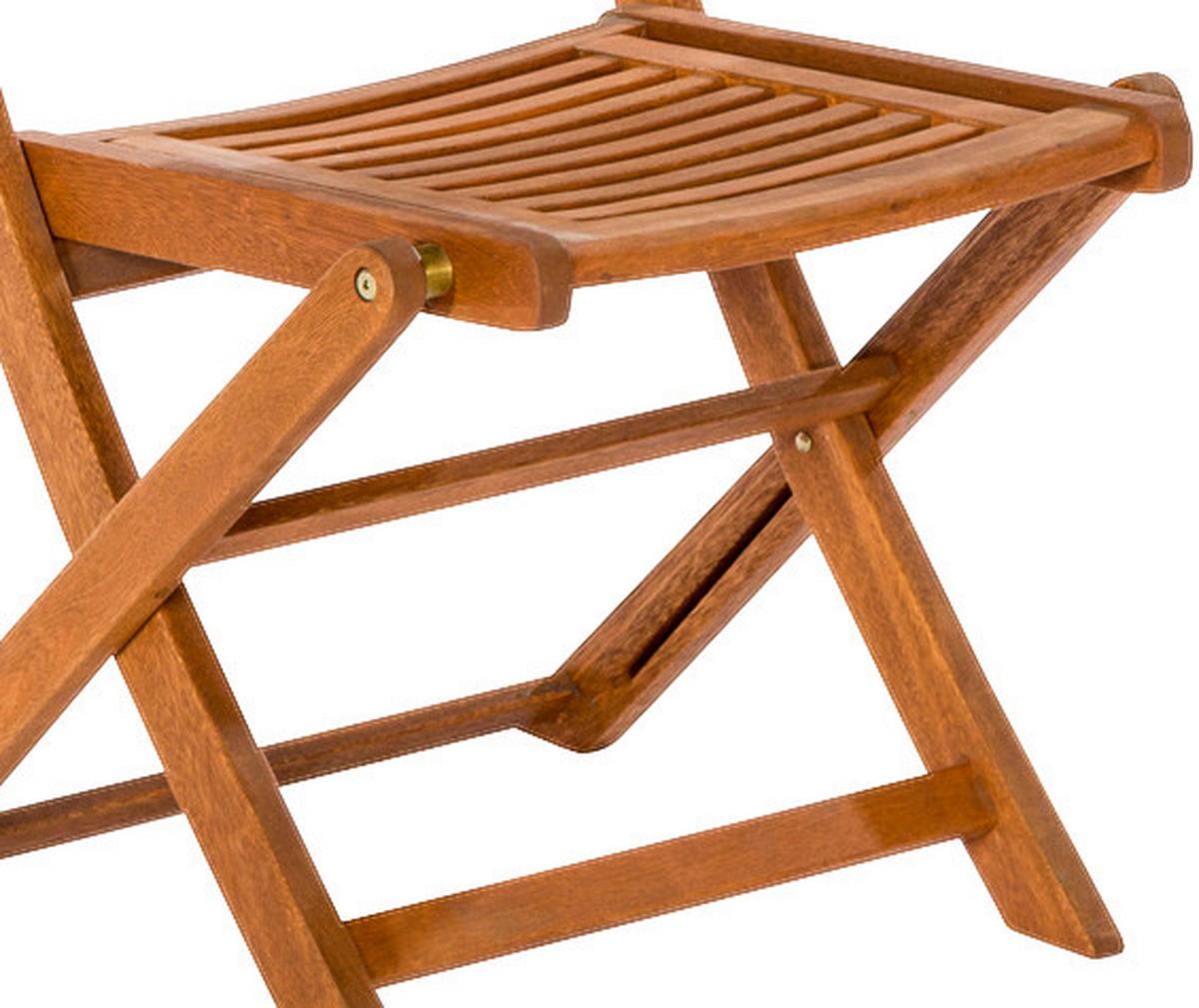 Gartensessel 2er-set Klappbar Cordoba Echtholz - Naturfarben, Basics, Holz (49/93/57cm) - Gardenson