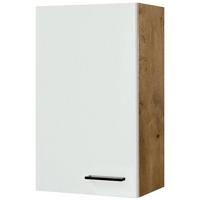 Küchenoberschsrank Avila Eichefarben/Magnolie B: 50 cm - Eichefarben/Magnolie, KONVENTIONELL, Holzwerkstoff (50/89/32cm) - FlexWell