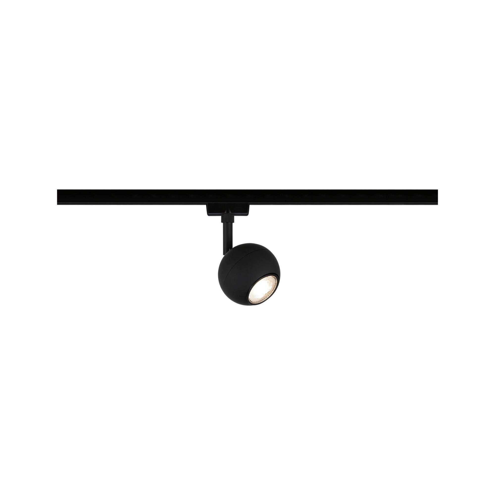 Schienensystem-Strahler 96989 Urail Tup - Schwarz, Design, Metall (8,0/15,9cm) - Paulmann